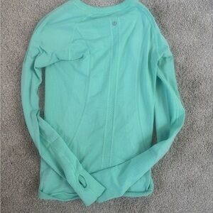 Lululemon long sleeve swiftly tech in wild mint